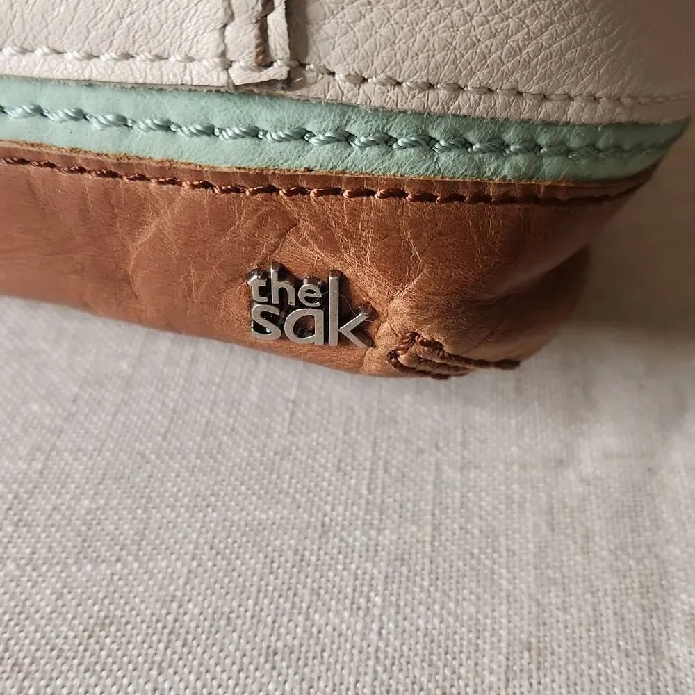 The Sak Kendra Ivory leather hobo bag